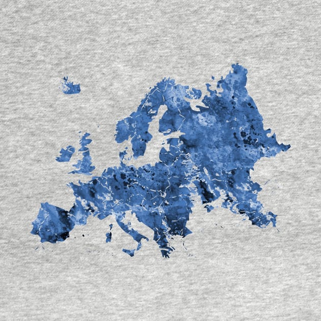 Map of Europe by erzebeth